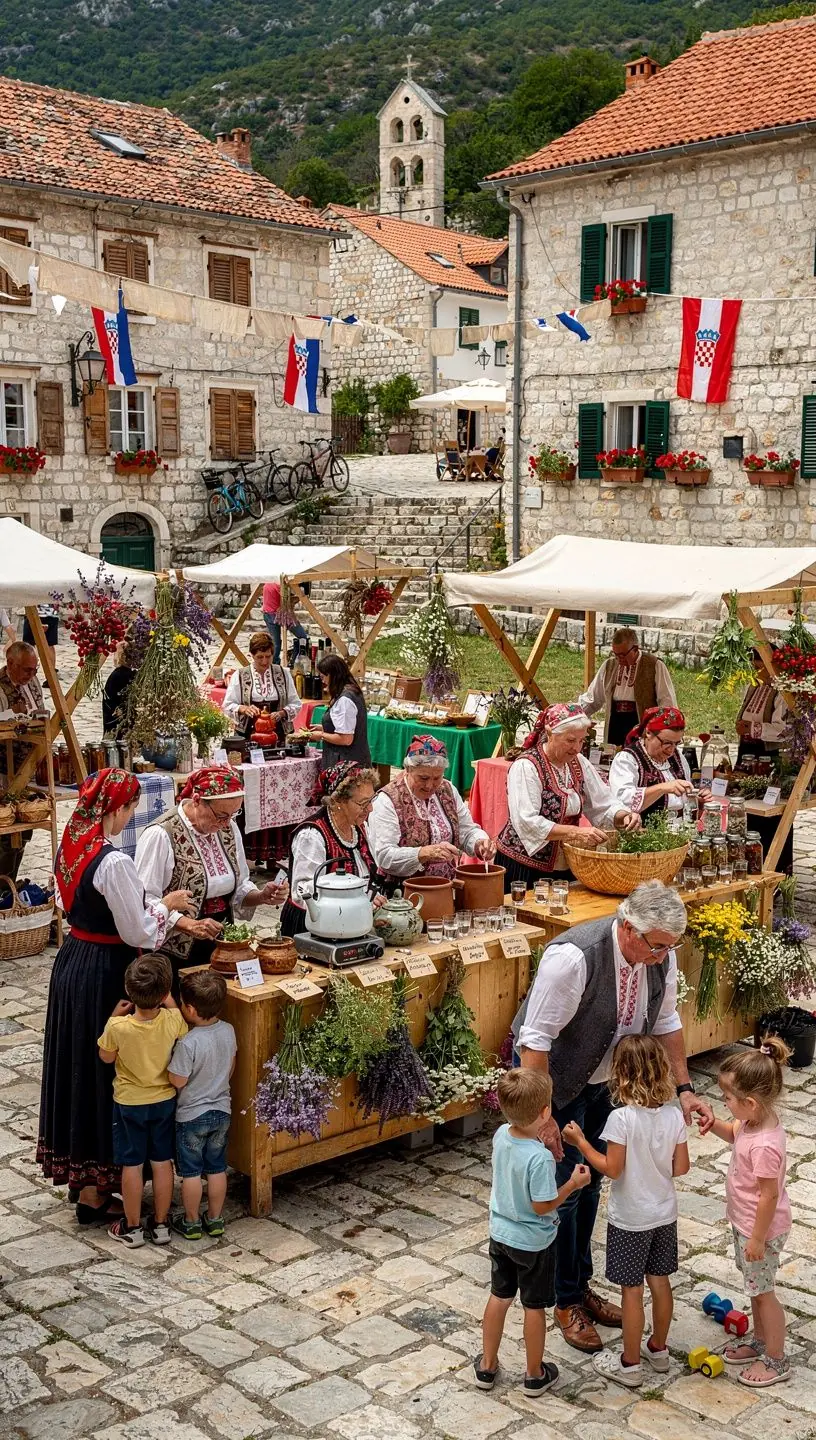 Mješavina biljnog čaja u staklenoj posudi s cvjetovima lavande
