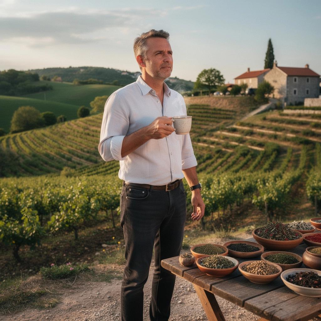 Ručni rad: suhe biljke i cvjetovi u elegantnom pakiranju čaja.